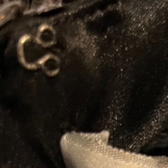 Adrianna Papell Evening Gown. Black lining with dark brown sequins. Size 8. - Picture 6 of 12